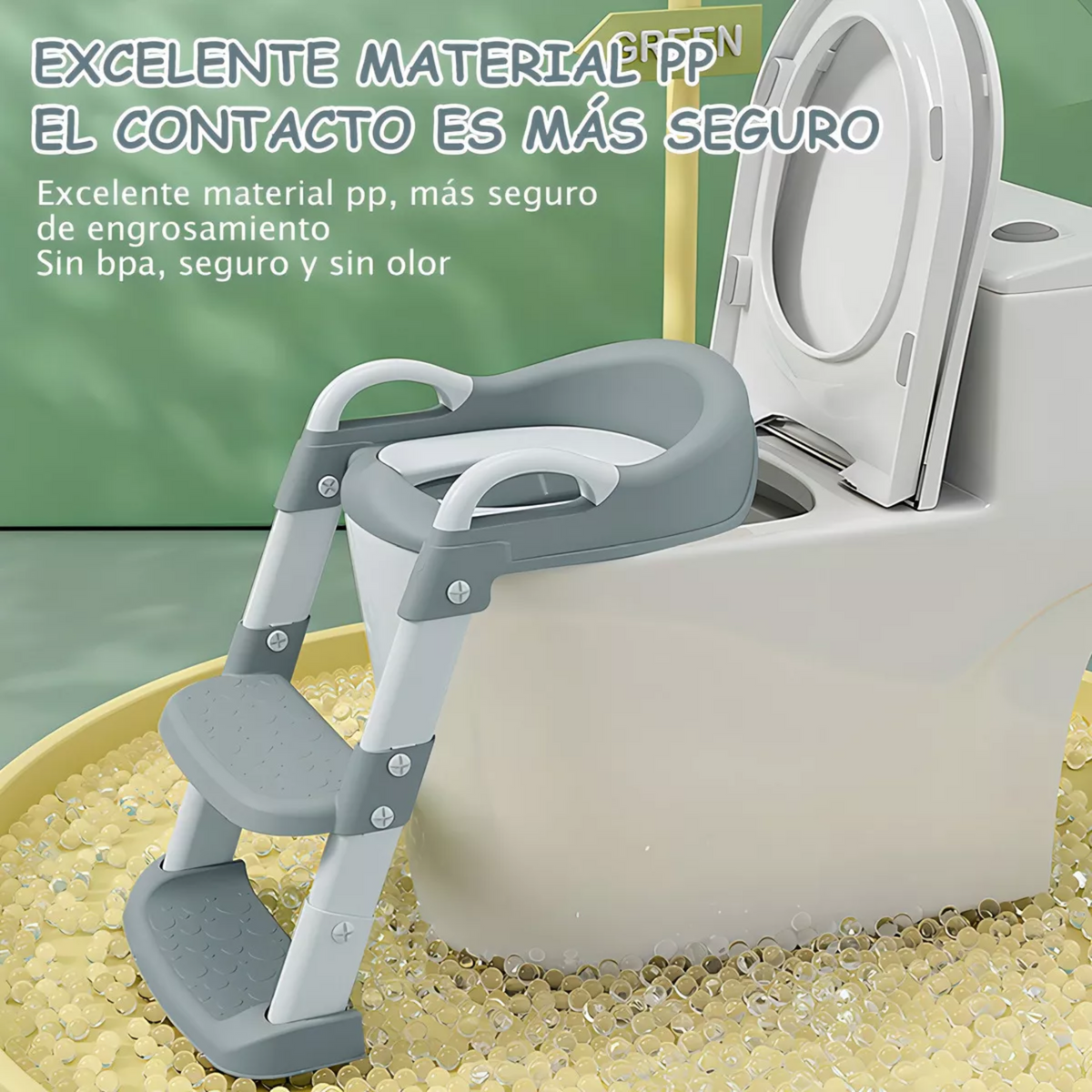 Asiento Adaptador Escalera Inodoro Niños