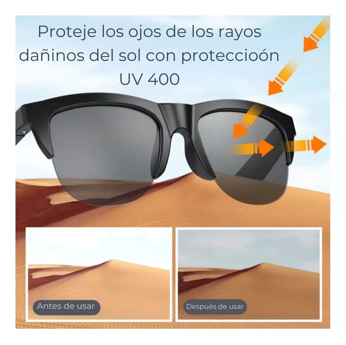 LENTES DE SOL INTELIGENTES TACTIL
