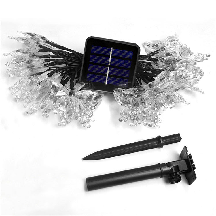 Guirnalda Solar de Mariposas 5 m con 20 LED
