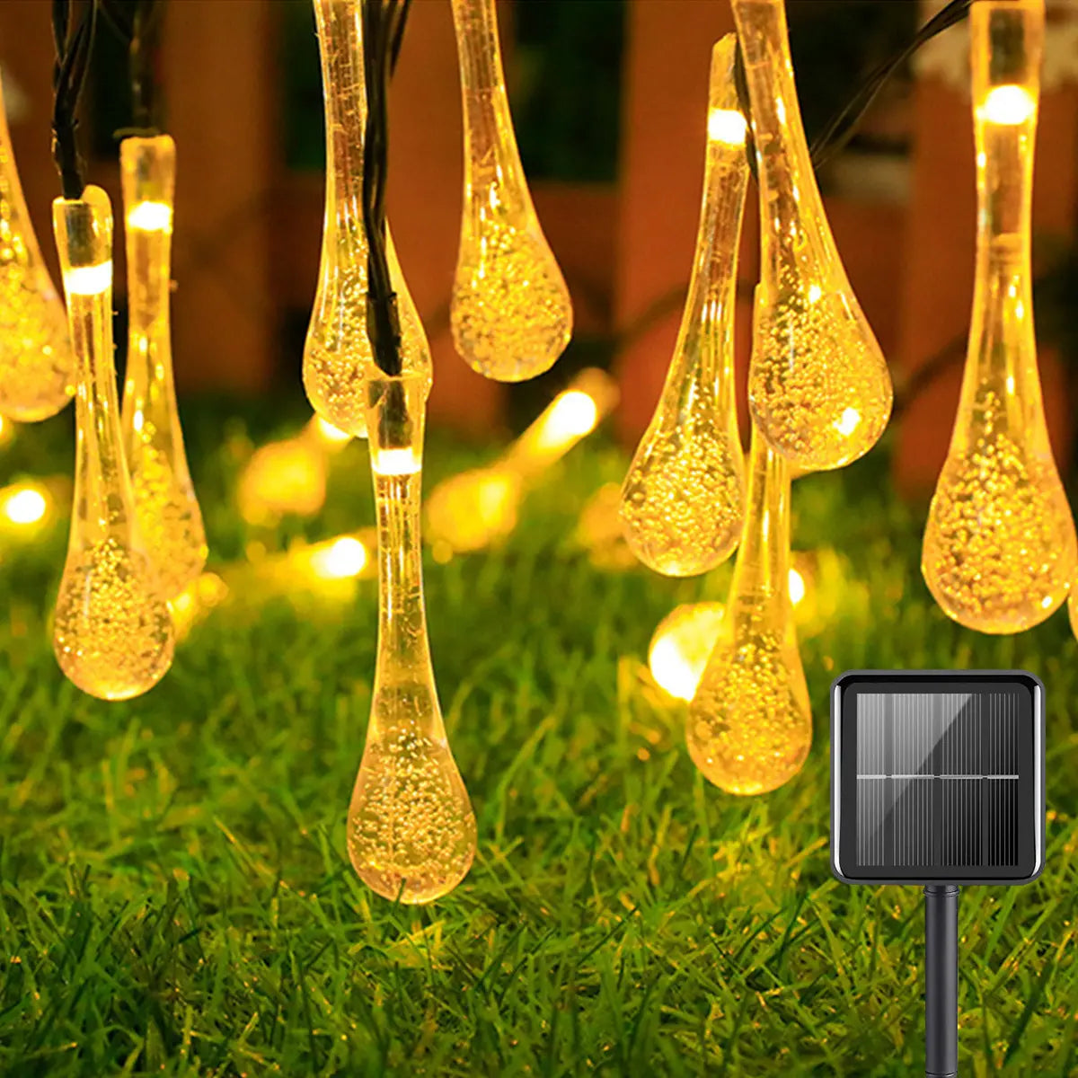Guirnalda de Luces Solares Tipo Gota