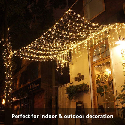 Luces de Cortina Decorativas 3×2 m – Iluminación para Hogar y Eventos