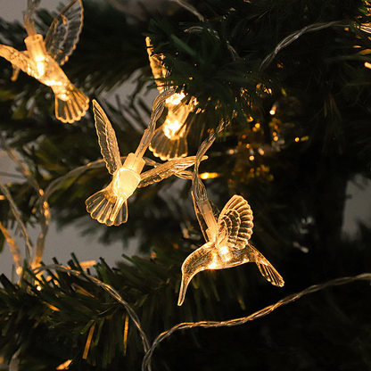Guirnalda Solar LED de Colibríes
