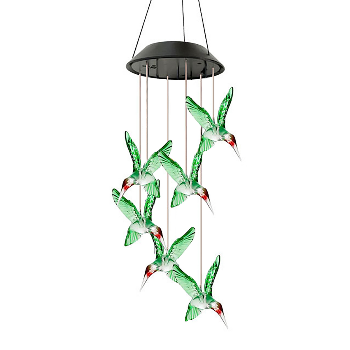 Campana de Viento con Luz Solar